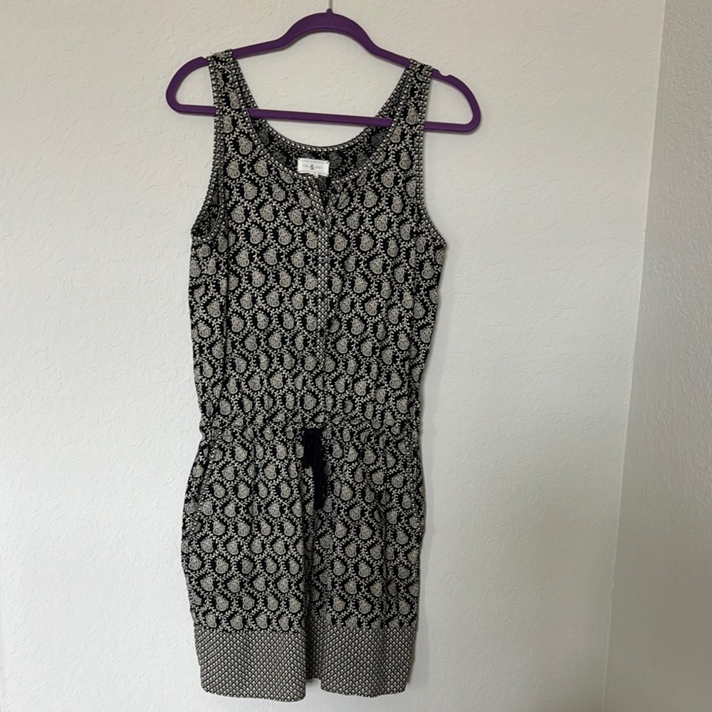 Lou & Grey Monochrome Patterned Sleeveless Romper